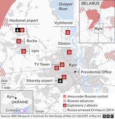 UKR - Kiyv closeup attacks , 4th March 2022