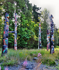 Canada Tour Vancouver /The First Nations Totem Poles