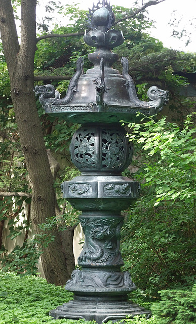 Japanese Lantern in the Peabody-Essex Museum in Salem, June 2010