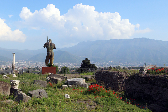 Overlooking (new) Pompei