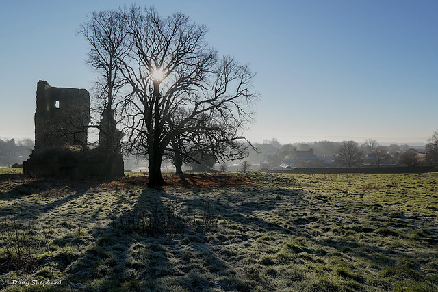 Ayton Castle under a winter sun