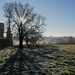 Ayton Castle under a winter sun