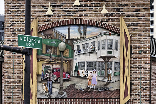A Sign of Nostalgia – Portillo’s Hot Dog Restaurant, West Ontario Street at North Clark Street, Chicago, Illinois, United States