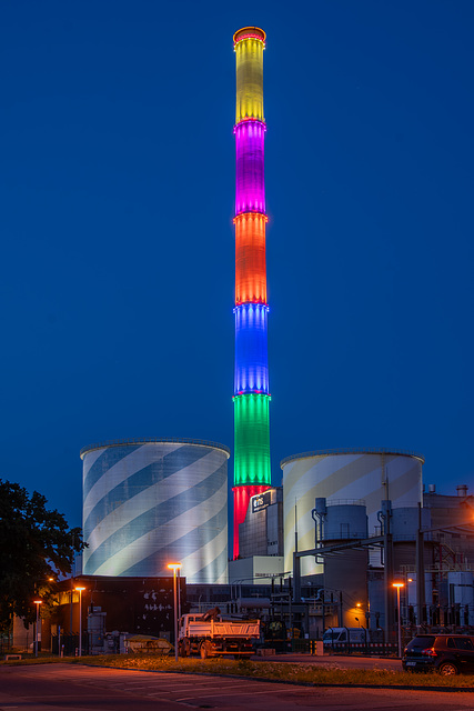 224-3645, Daniel Buren - 7 Farben für einen Schornstein