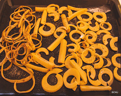 Who says you can't use an apple peeler/corer/slicer to make Oven Chips?!