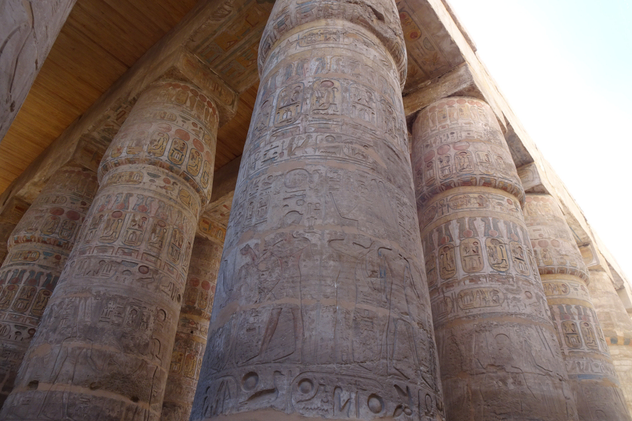 Hypostyle Columns At Karnak