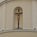 Rzeszow, Crucifix on the Wall of Sanktuarium Matki Bożej Rzeszowskiej