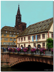 Pont du Corbeau et musée historique de la ville de Strasbourg