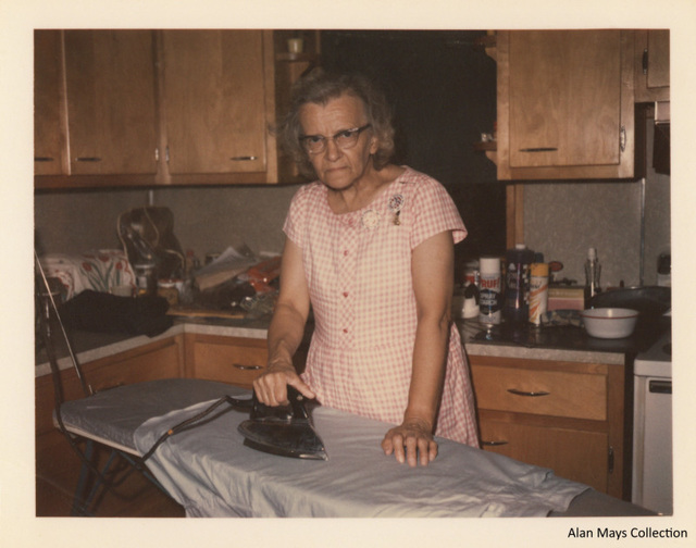 Woman Ironing