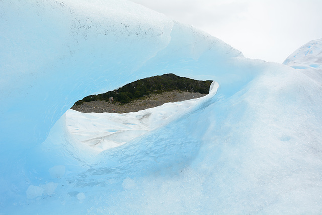 Argentina, Icy Arch on the Glacier of Perito Moreno Argentina, Icy Arch on the Glacier of Perito Moreno