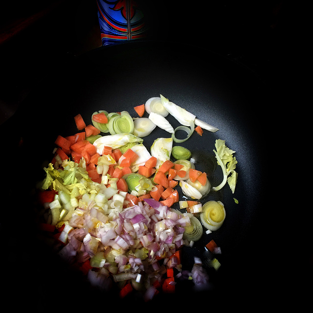 making a lamb stew