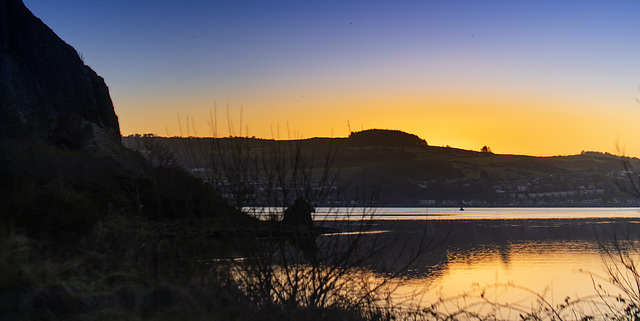 Sunset at the Confluence of the River Clyde and River Leven