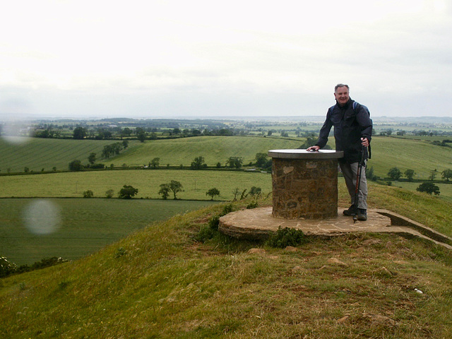 Topography at Burrough Hill (210m)