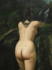 Detail of The Source by Courbet in the Metropolitan Museum of Art, January 2019