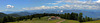 Panoramablick hinunter zur Gurndialm (4 PicinPic)