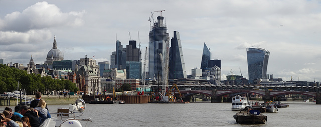 Busy River, Bustling Town