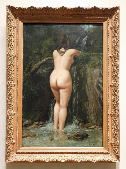 The Source by Courbet in the Metropolitan Museum of Art, January 2019