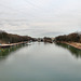 Der Rhein-Herne-Kanal von der EIsenbahnbrücke aus (Gelsenkirchen-Schalke) / 11.03.2018