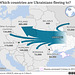 UKR - refugee flows map, 5th March 2022