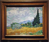 Wheatfield with Cypresses by Van Gogh in the Metropolitan Museum of Art, July 2023