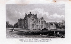 Hillington Hall, Norfolk (Demolished 1946)