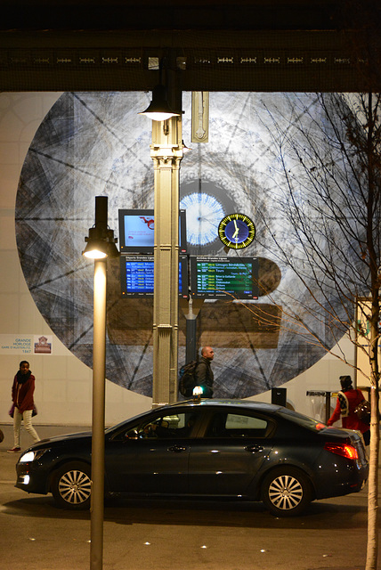 quelle gare parisienne?, nuit, ronds