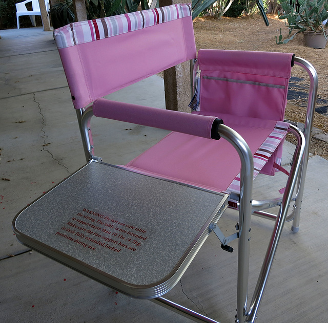 Pink Camp Chair (1784)