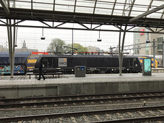 Trains in Amsterdam Centraal station