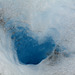 Argentina, Blue Well (or Blue Hole) in the Glacier of Perito Moreno