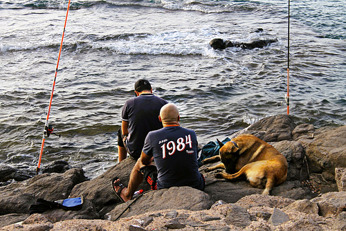 Partie de pêche.