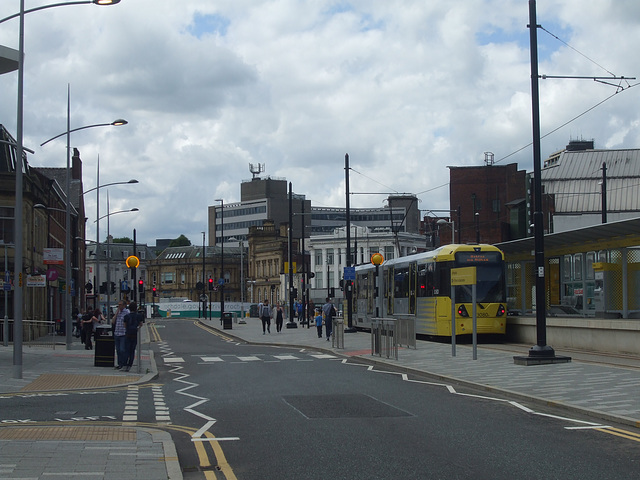 DSCF0481 Manchester Metrolink car set 3080 at Rochdale - 4 Jul 2016