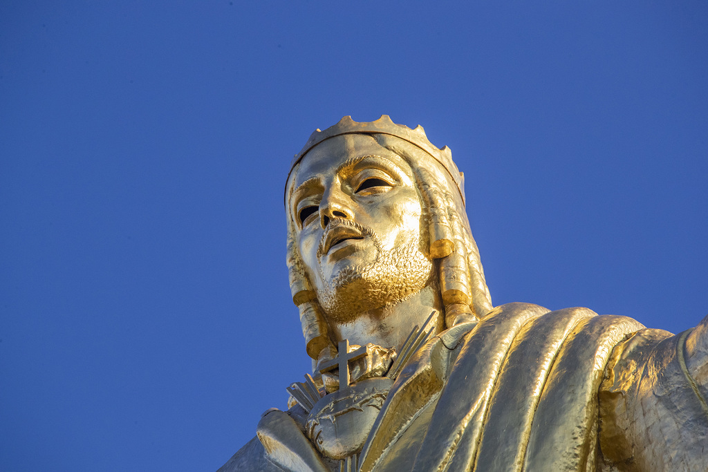 Statua del Cristo Re Bienno, Brescia - Italia