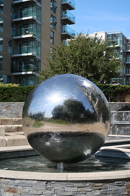 Shiny water feature