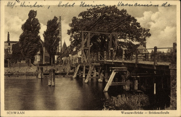 Schwaan, alte Warnowbrücke   ... HFF!