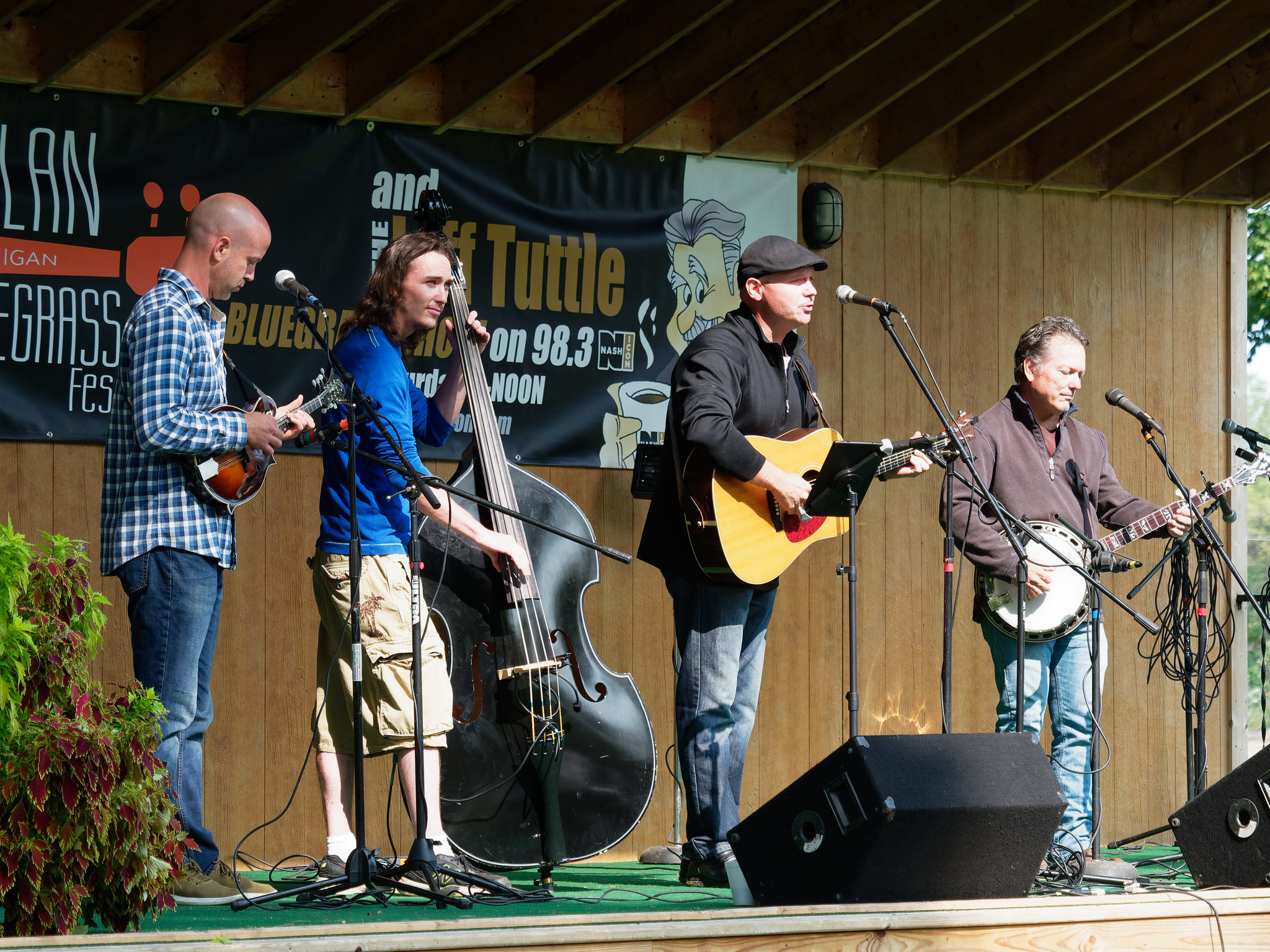 Huron Ridge was the Day's First Band