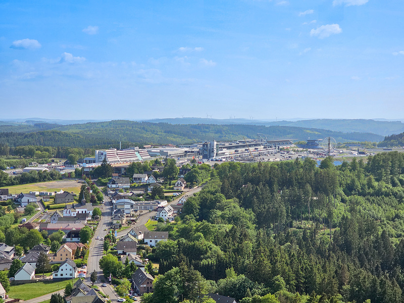 Nürburg - Blick auf den Nürburgring