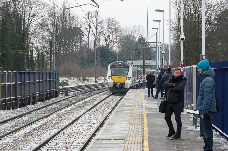 March 02: Train in the snow