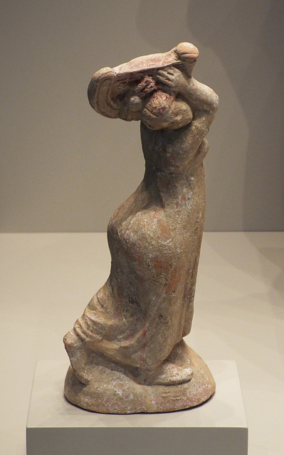 Statuette of a Dancer Playing a Lyre in the Getty Villa, June 2016