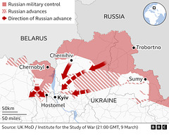 UKR - north , 9th March 2022