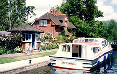 Lock House and Our Boat