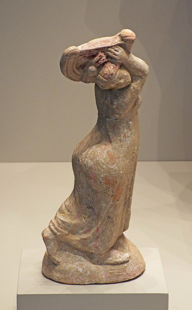 Statuette of a Dancer Playing a Lyre in the Getty Villa, June 2016