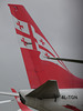 Tailfin of Boeing 737-700 4L-TGN (Georgian Airways)