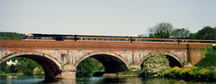 Intercity Train Over Thames