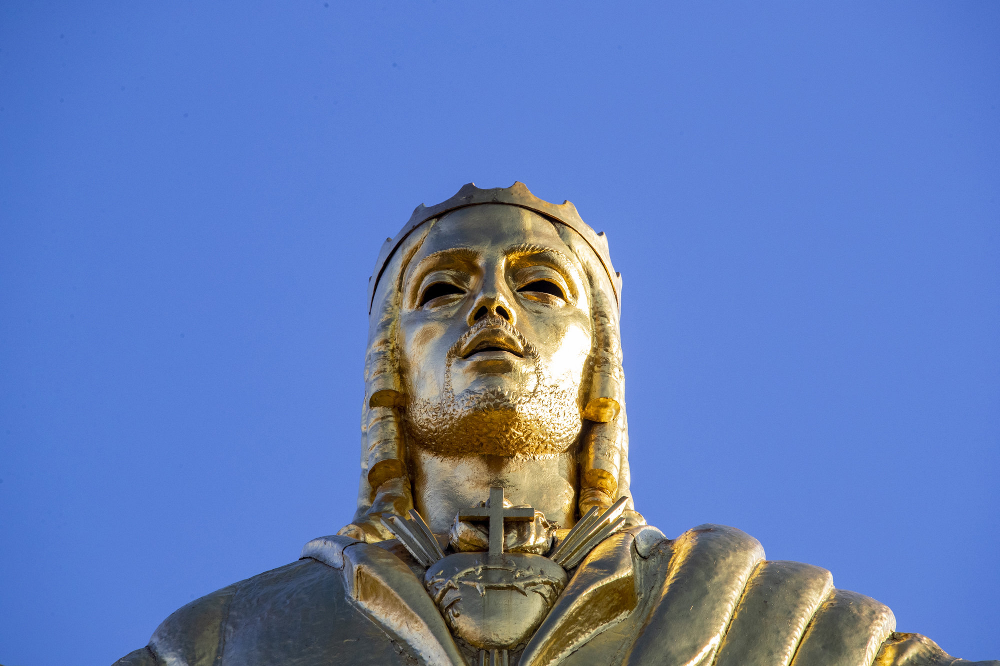 Statua del Cristo Re Bienno, Brescia - Italia