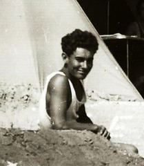 Pierre au Camping de l'ACGR 1955