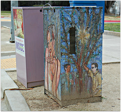 News paper boxes
