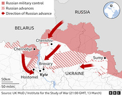 UKR - north , 13th March 2022