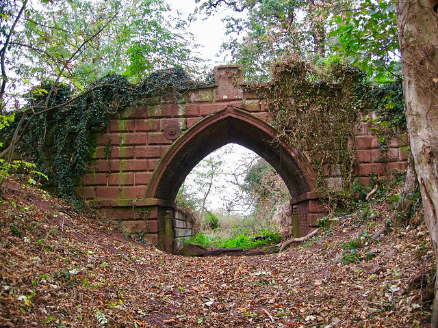 Ornate bridge in the Himley Hall Estate