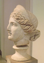 Bust of Juno in the Naples Archaeological Museum, July 2012