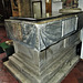 turvey church, beds  (11)c17 tomb of 3rd lord mordaunt +1601, tomb chest with pall and heraldry